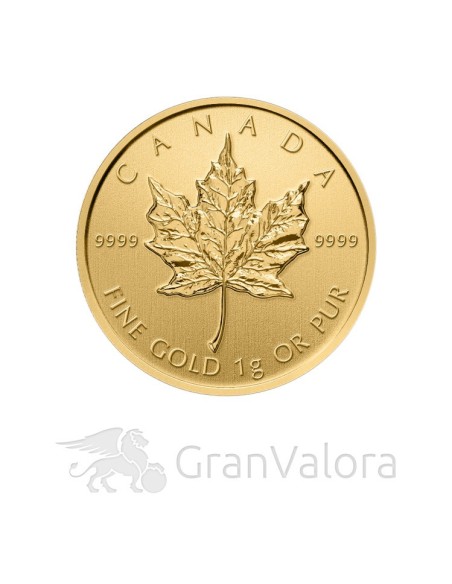 Gold Maplegram (8 x 1 Gramm Goldmünzen)