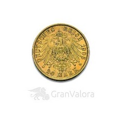 Deutsches Kaiserreich 20 Mark  Wilhelm II 2