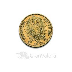 Deutsches Kaiserreich 20 Mark  Wilhelm I 2