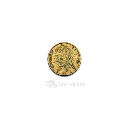 Deutsches Kaiserreich 20 Mark  Wilhelm I