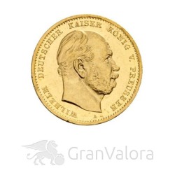 Deutsches Kaiserreich 10 Mark  Wilhelm I