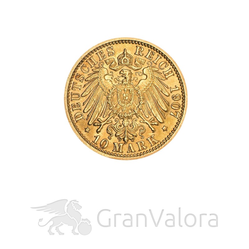 Deutsches Kaiserreich 10 Mark  Wilhelm II