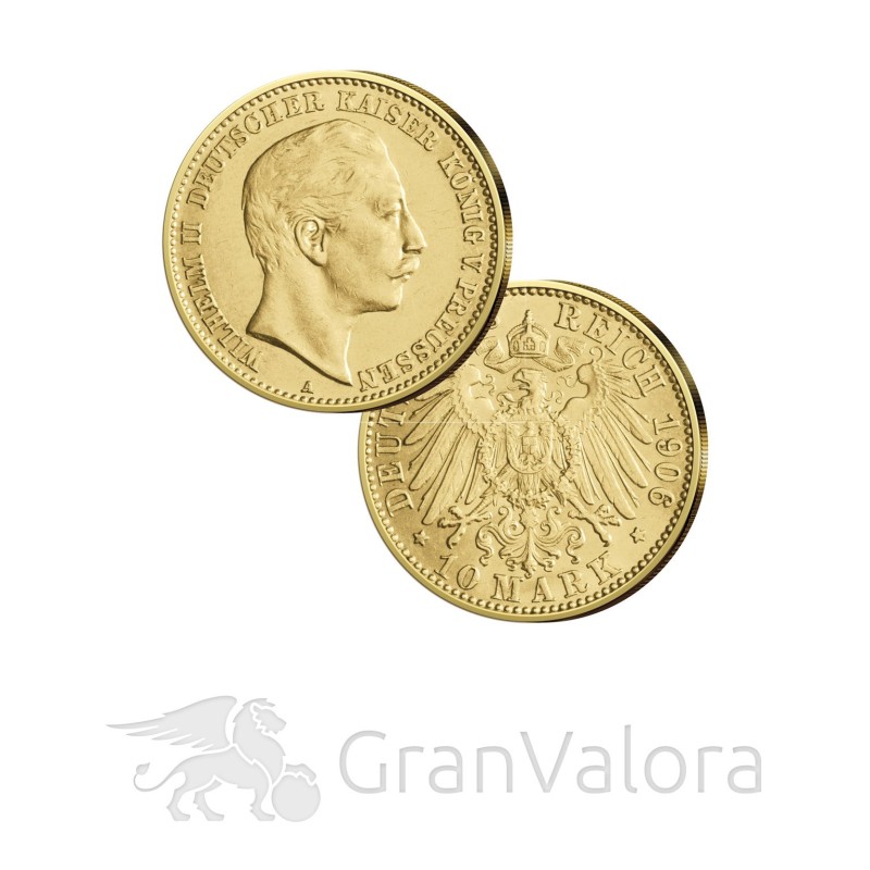 Deutsches Kaiserreich 10 Mark  Wilhelm II