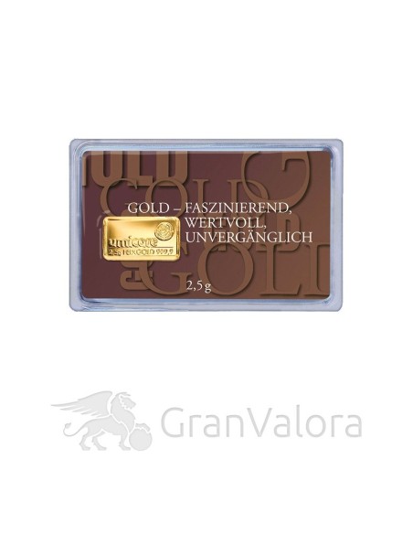 2,5g Gold Geschenkbarren - Faszination