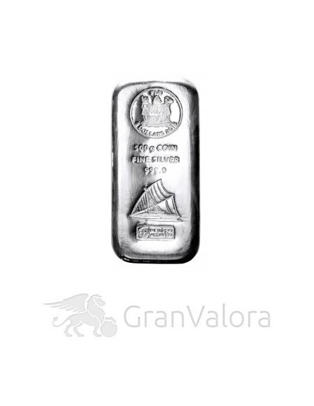 500g Fiji Silbermünzbarren