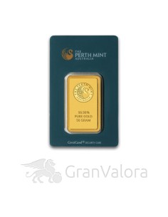 50 g Goldbarren Perth Mint (Känguru) - GranValora 2