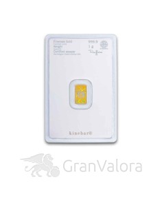 1 g Gold Kinebarren Heraeus - GranValora