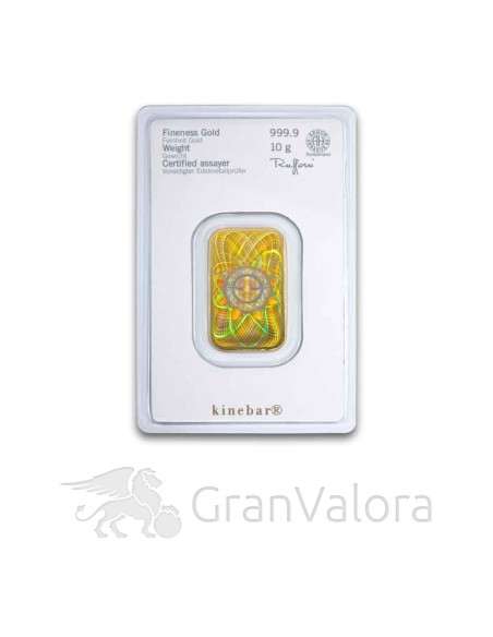 10 g Gold Kinebarren Heraeus - GranValora