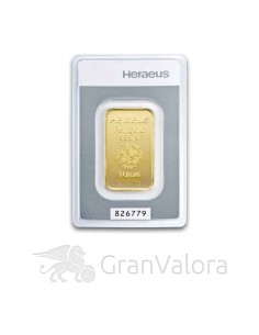 1 oz Gold Kinebarren Heraeus - GranValora 2