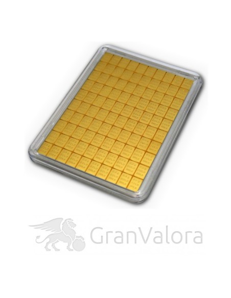 100 x 0,5g Gold Tafelbarren (Goldtafel, CombiBar)