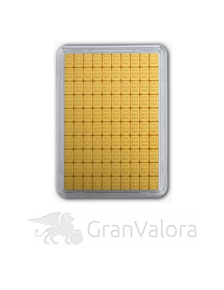 100 x 0,5g Gold Tafelbarren (Goldtafel, CombiBar)