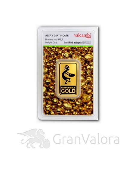 20g Gold Responsible Goldbarren