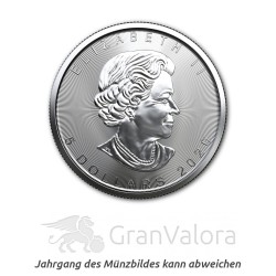 1 oz Silber Maple Leaf 2