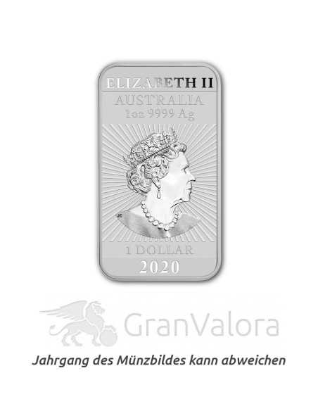 1 oz Silberbarren Drache
