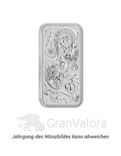 1 oz Silberbarren Drache 2