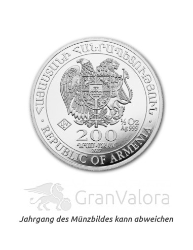 1/2 oz Silber Arche Noah - GranValora