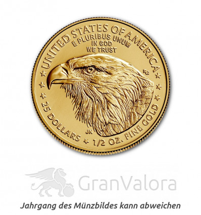 1/2 oz Gold American Eagle