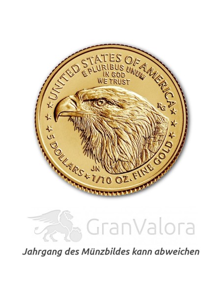 1/10 oz Gold American Eagle - GranValora