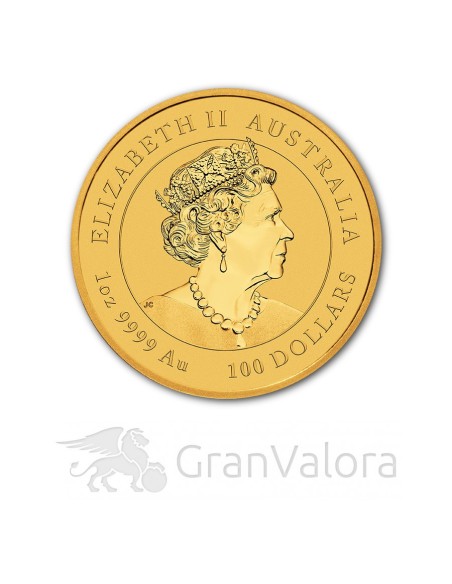 1 oz Gold Lunar III Tiger 2022