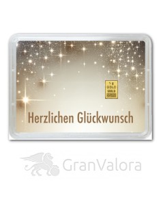 1g Gold Geschenkbarren - Geburt 2
