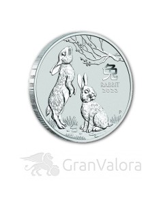 1 oz Silber Lunar III Hase 2023