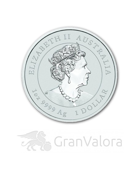 1 oz Silber Lunar III Hase 2023