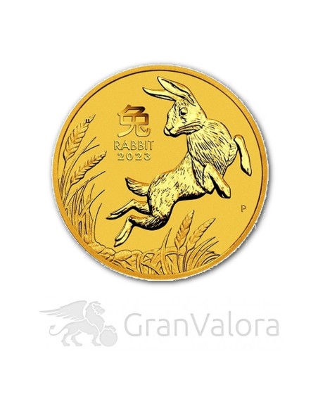 1 oz Gold Lunar III Hase 2023