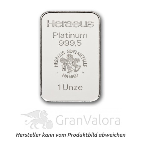 1 oz Platinbarren