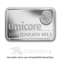 1 oz Platinbarren 2