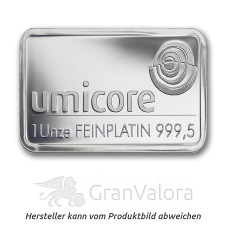 1 oz Platinbarren