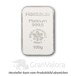 100 g Platinbarren