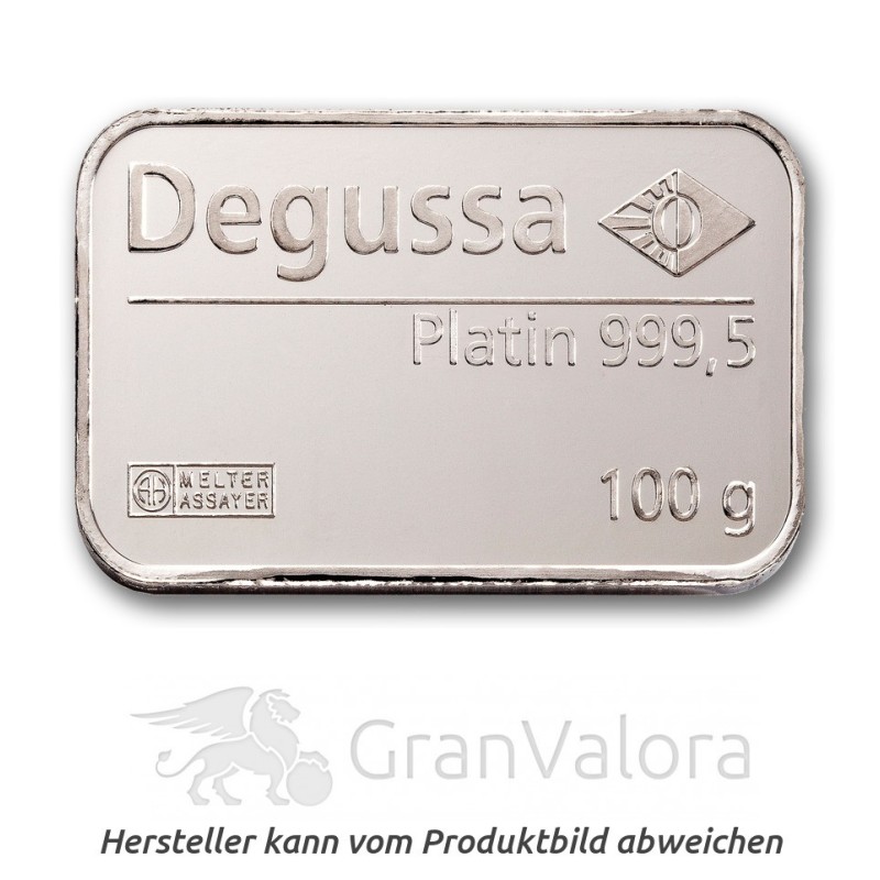 100 g Platinbarren