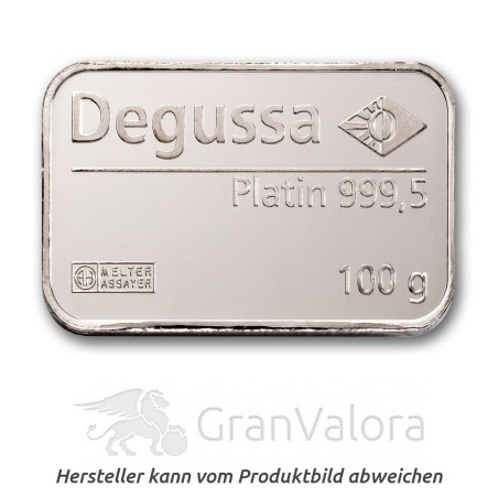 100 g Platinbarren