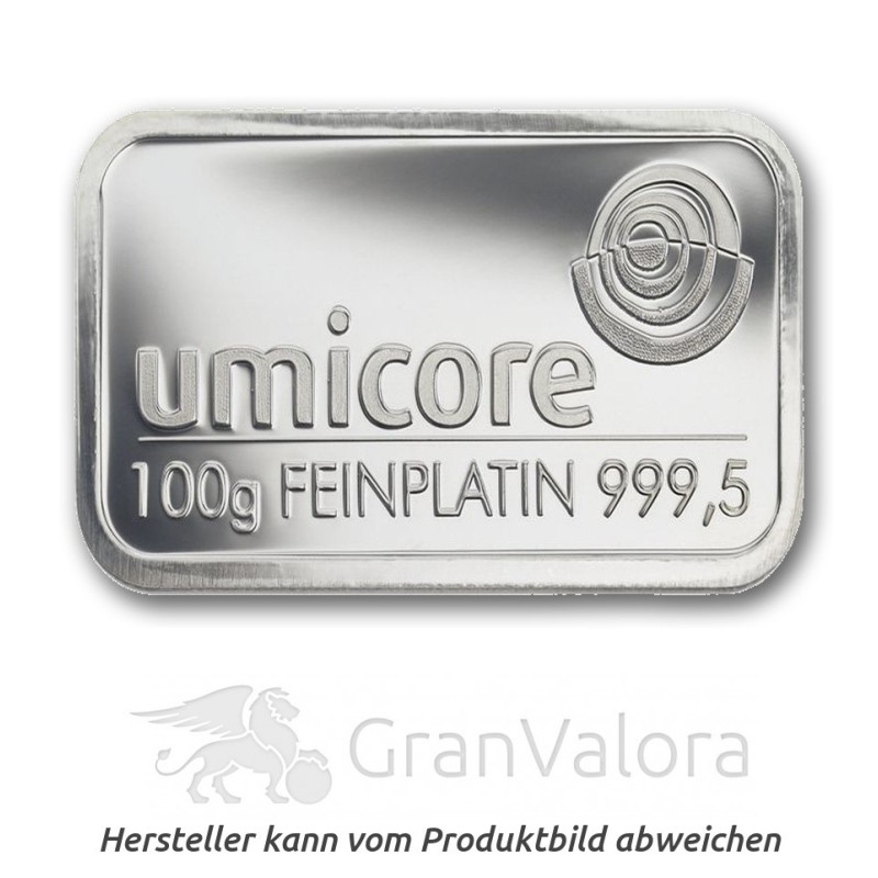 100 g Platinbarren
