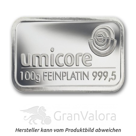 100 g Platinbarren