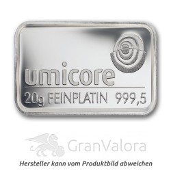 20 g Platinbarren