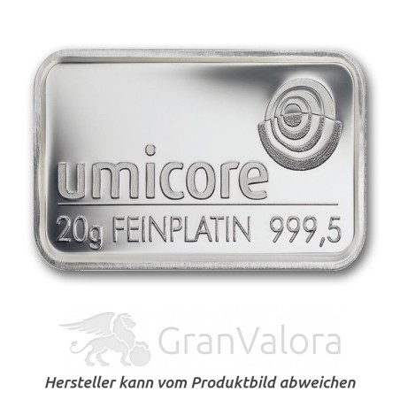 20 g Platinbarren