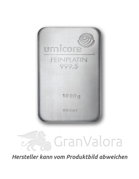 1000 g Platinbarren