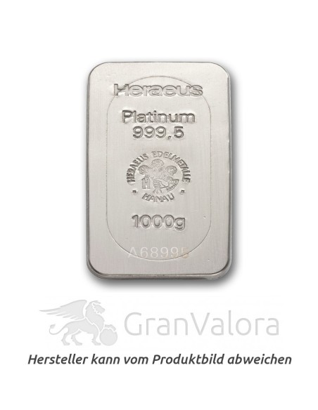 1000 g Platinbarren
