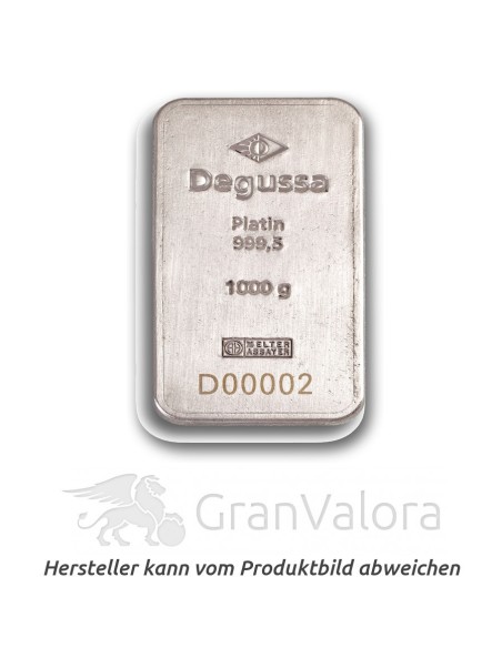 1000 g Platinbarren