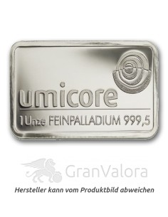 1 oz Palladiumbarren 2