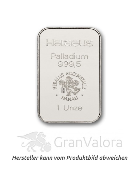 1 oz Palladiumbarren