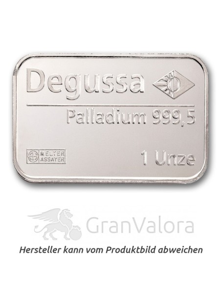 1 oz Palladiumbarren