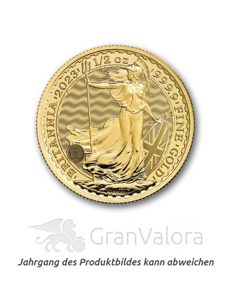 1/2 oz Gold Britannia - GranValora