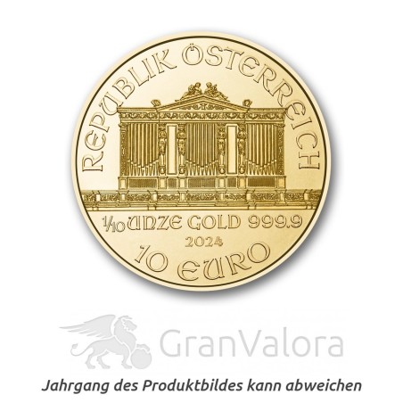 1/10 oz Gold Philharmoniker - GranValora