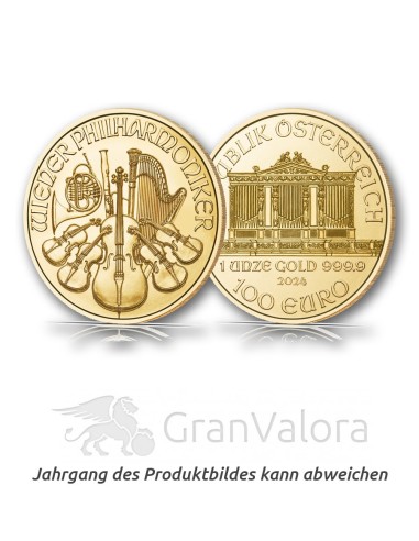 1 oz Gold Philharmoniker - GranValora