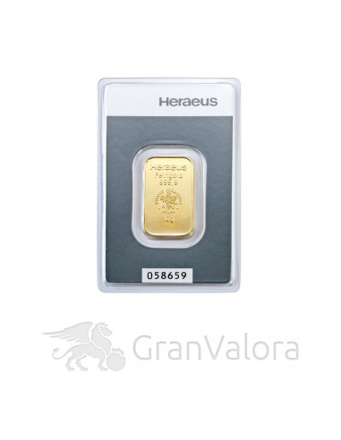 10 g Goldbarren Heraeus - GranValora