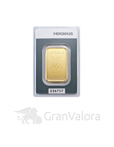 20 g Goldbarren Heraeus