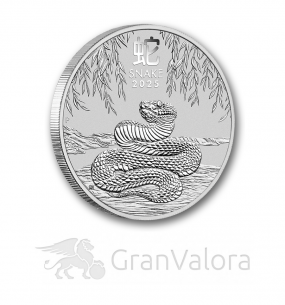 1oz Silber Lunar III Schlange 2025 - GranValora 2