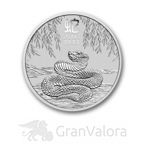 1oz Silber Lunar III Schlange 2025 - GranValora